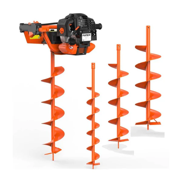 Tarière thermique FX-EB152 Fuxtec avec mèches de 100, 150 et 200 mm